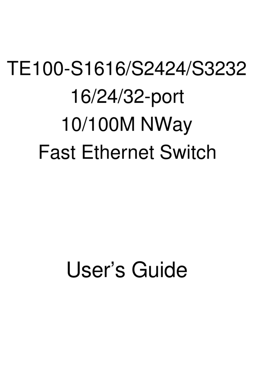 TRENDnet TE100-S1616 User manual