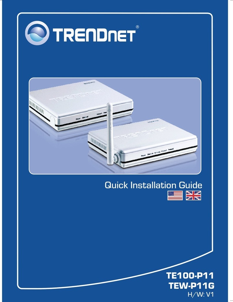 TRENDnet TE100-P11 User manual