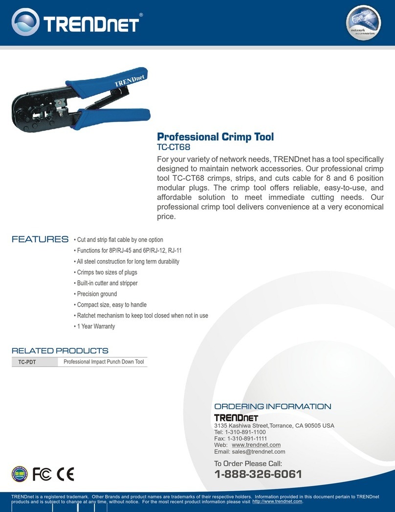 TRENDnet TC-CT68 - DATA SHEETS User manual