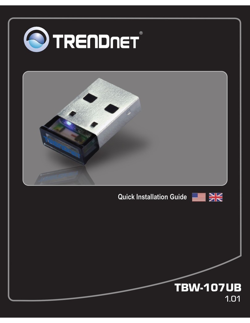 TRENDnet TBW-107UB User manual