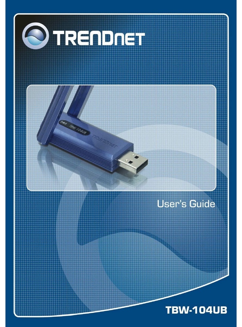 TRENDnet TBW-104UB User manual