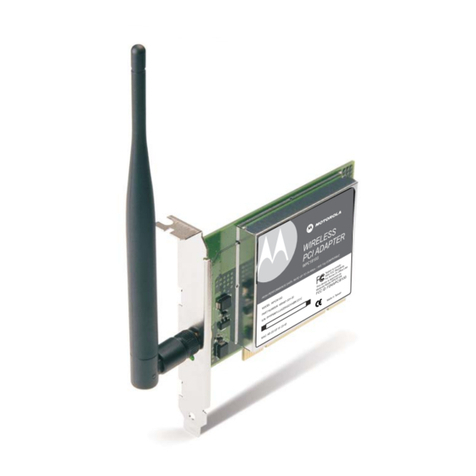 Motorola WIRELESS PCI ADAPTER WPCI810G - annexe 1 Guide de l'utilisateur