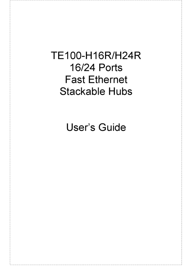 TRENDnet TE100-H24R User manual