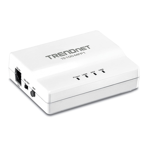 TRENDnet TE100-MFP1 Quick installation guide