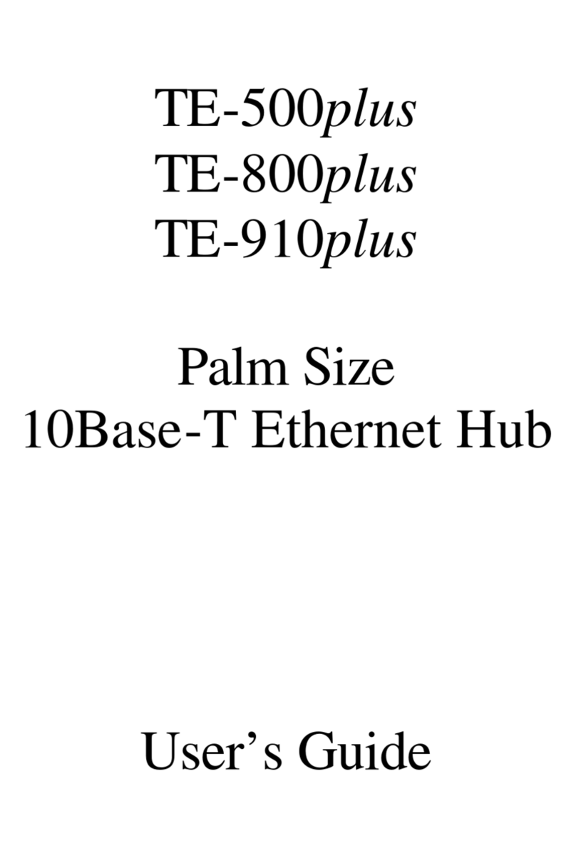 TRENDnet TE-500plus User manual