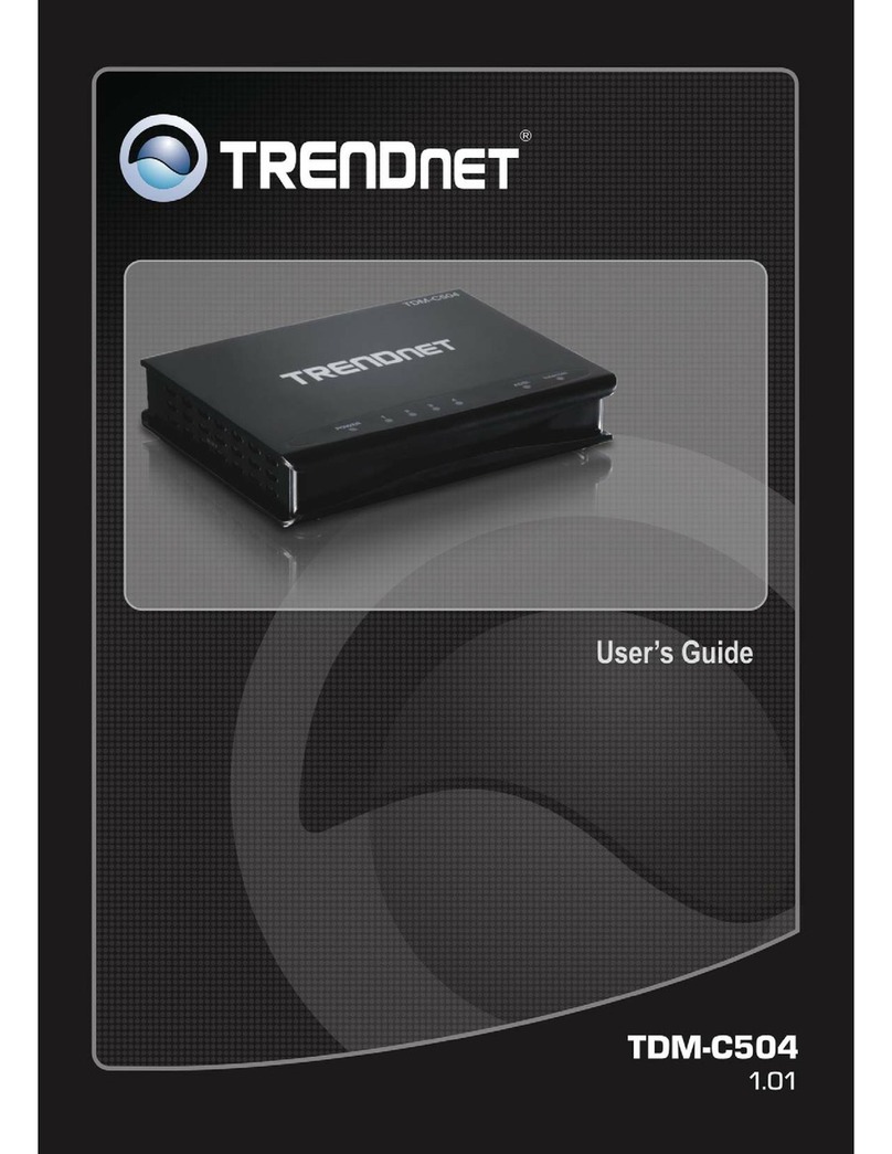TRENDnet TDM-C504 User manual
