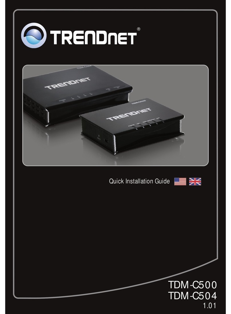 TRENDnet TDM-C500 User manual