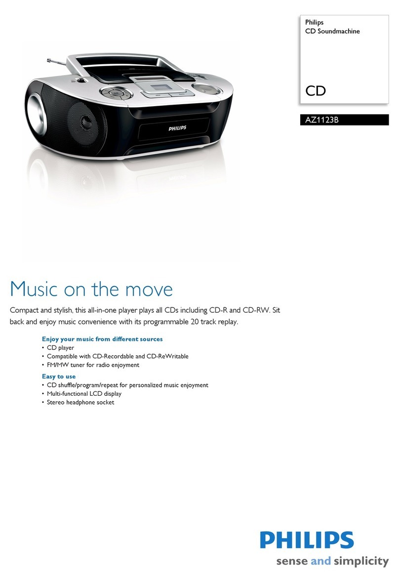 Philips AZ1123B User manual