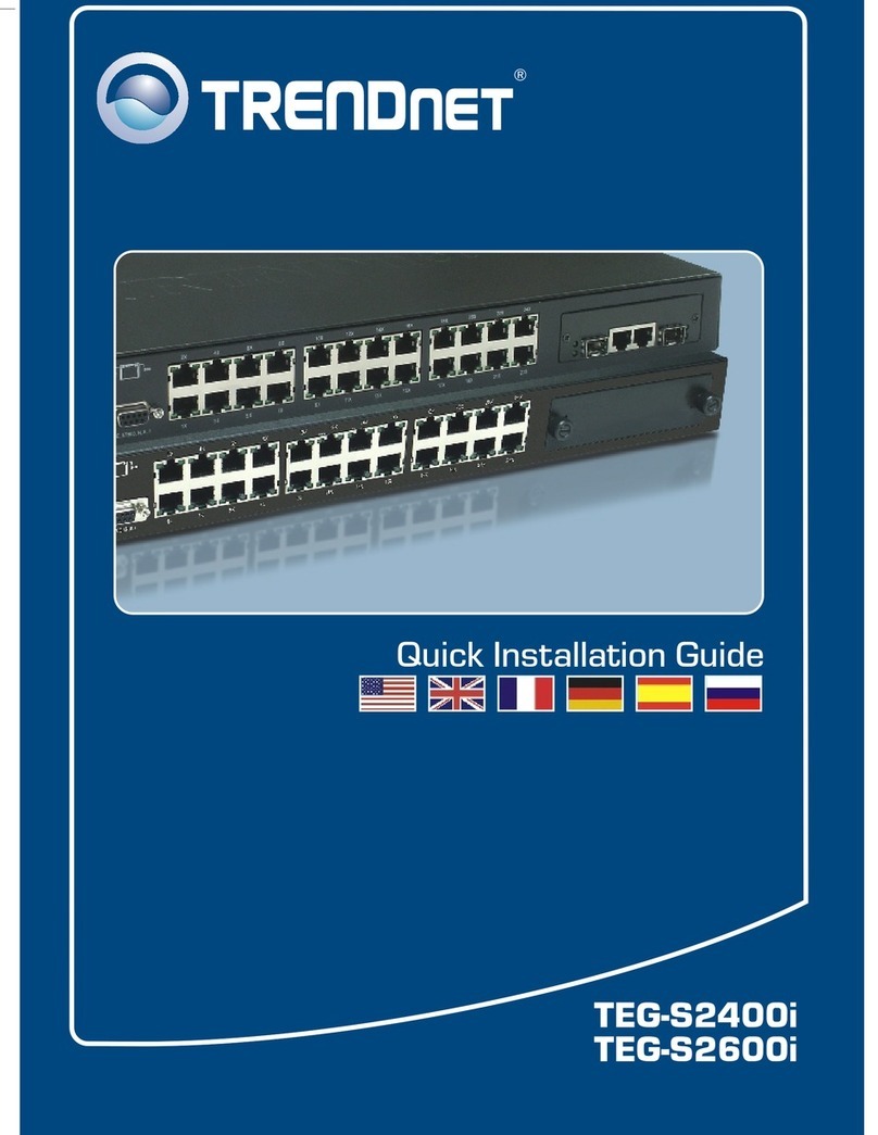 TRENDnet TEG-S2400I - DATA SHEETS User manual