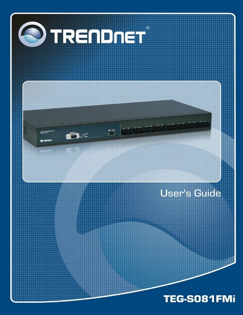 TRENDnet TEG-S081FMi User manual