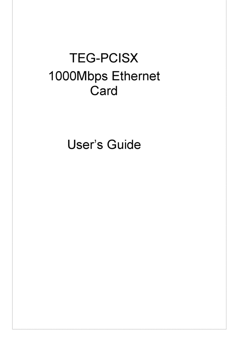 TRENDnet TEG-PCISX user guide