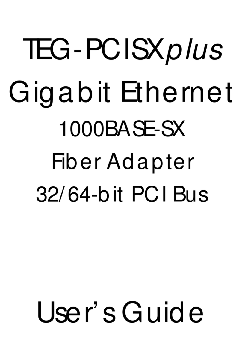 TRENDnet TEG-PCISXplus User manual