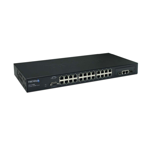 TRENDnet TEG-S2600I - 10/100Mbps Switch With Mini-GBIC... User manual