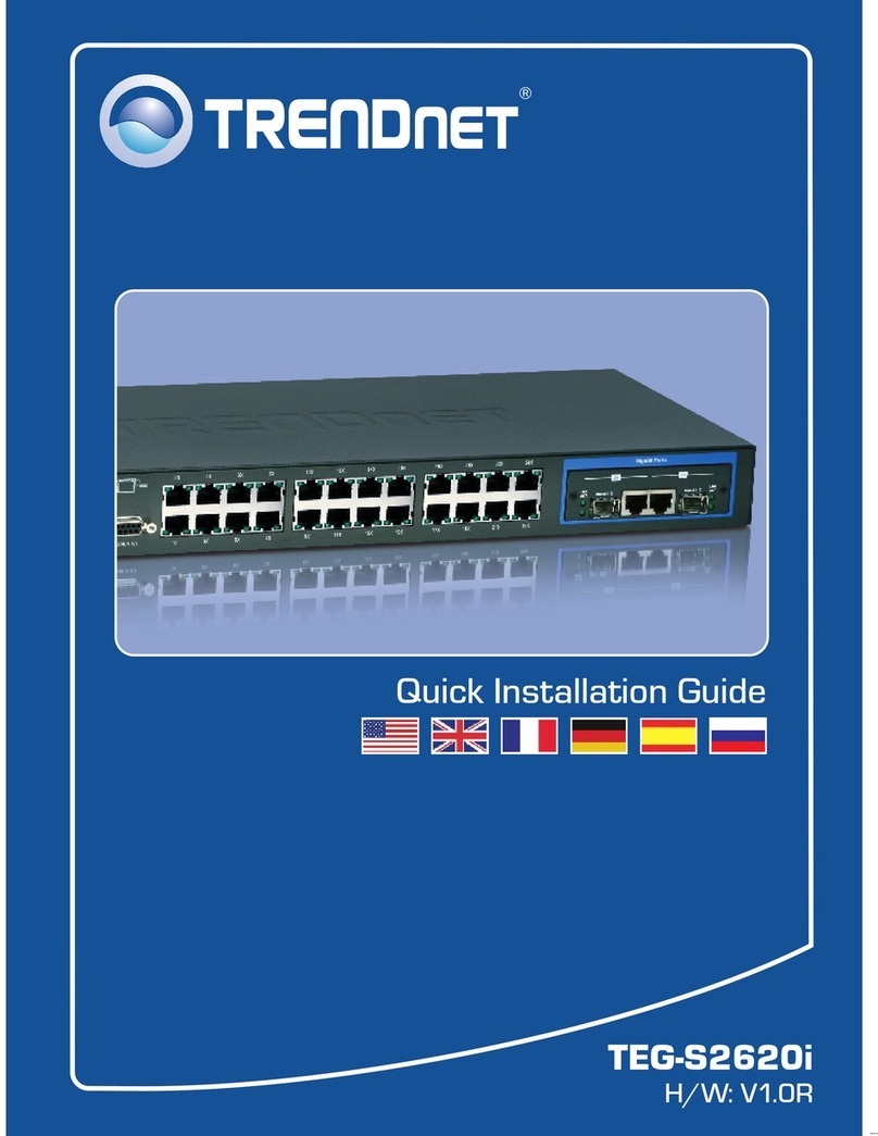 TRENDnet TEG-S2620i User manual