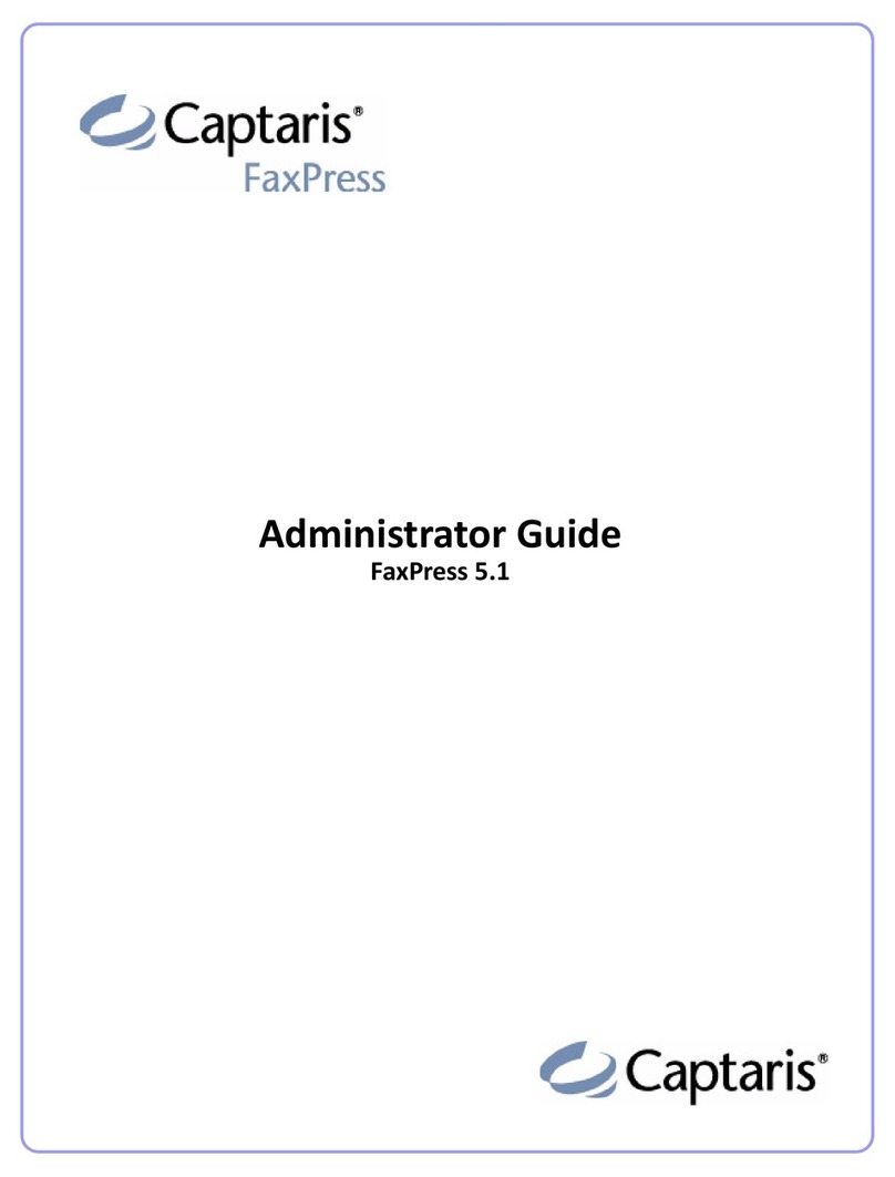 Captaris Captaris FaxPress supplementary guide