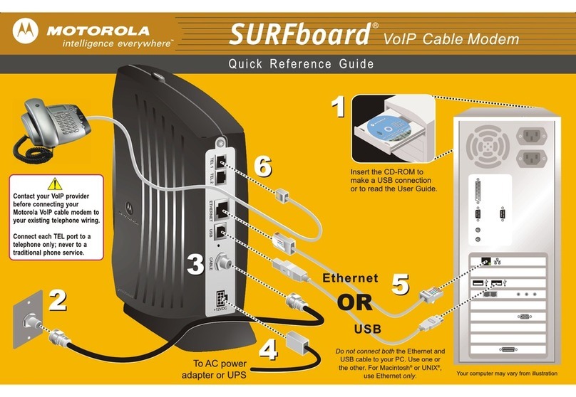 Motorola SURFboard SBV5120 quick start guide