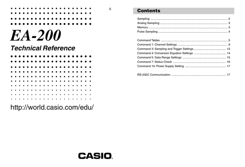 Casio E-Con EA-200 Use and care manual