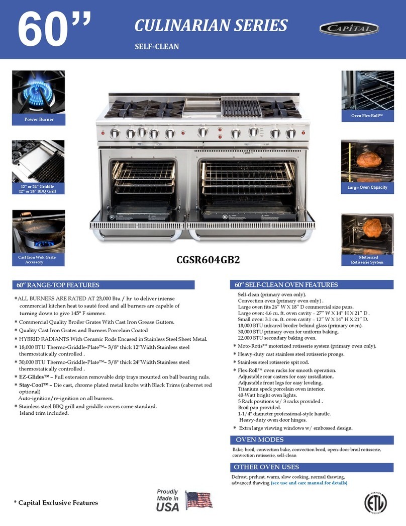Capital CGSR604GB2 Specifications