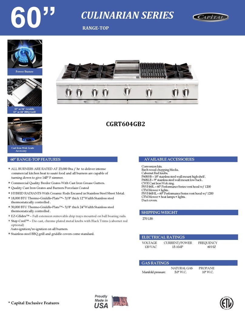 Capital CGRT604B4 Specifications