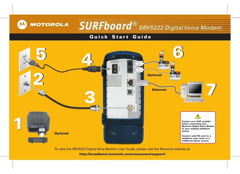 Motorola SURFboard SBV5222 User manual