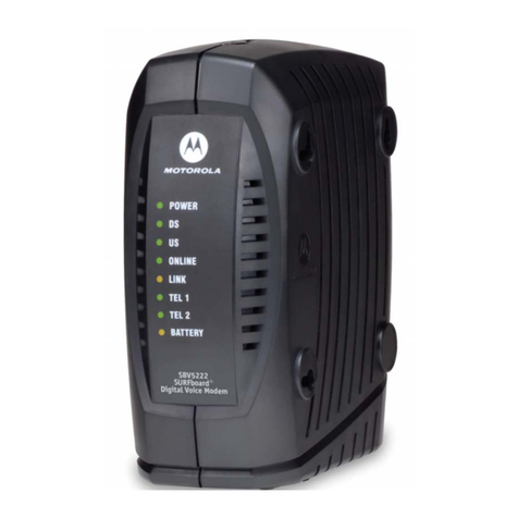 Motorola SURFboard SBV5222 Owner's manual