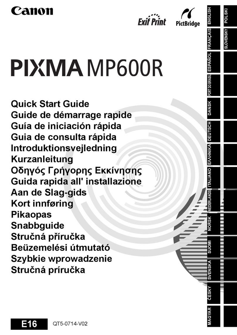 Canon PIXMA MP600R User manual