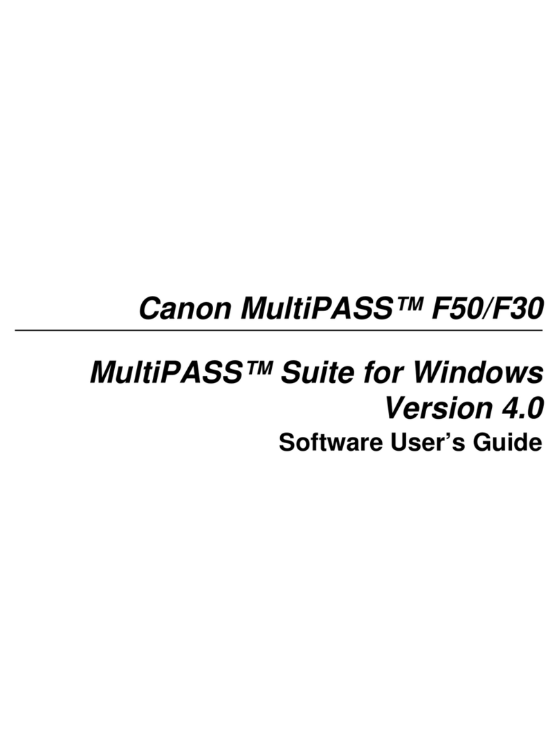 Canon MultiPASS F50 Safety guide Canon MultiPASS F50 Safety guide
