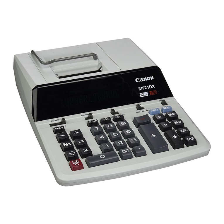 Canon MP21DX - Desktop Printer/Display instructions