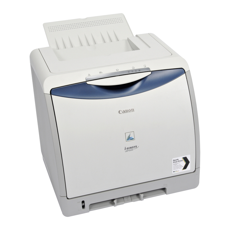 Canon Laser Shot LBP5000 User manual