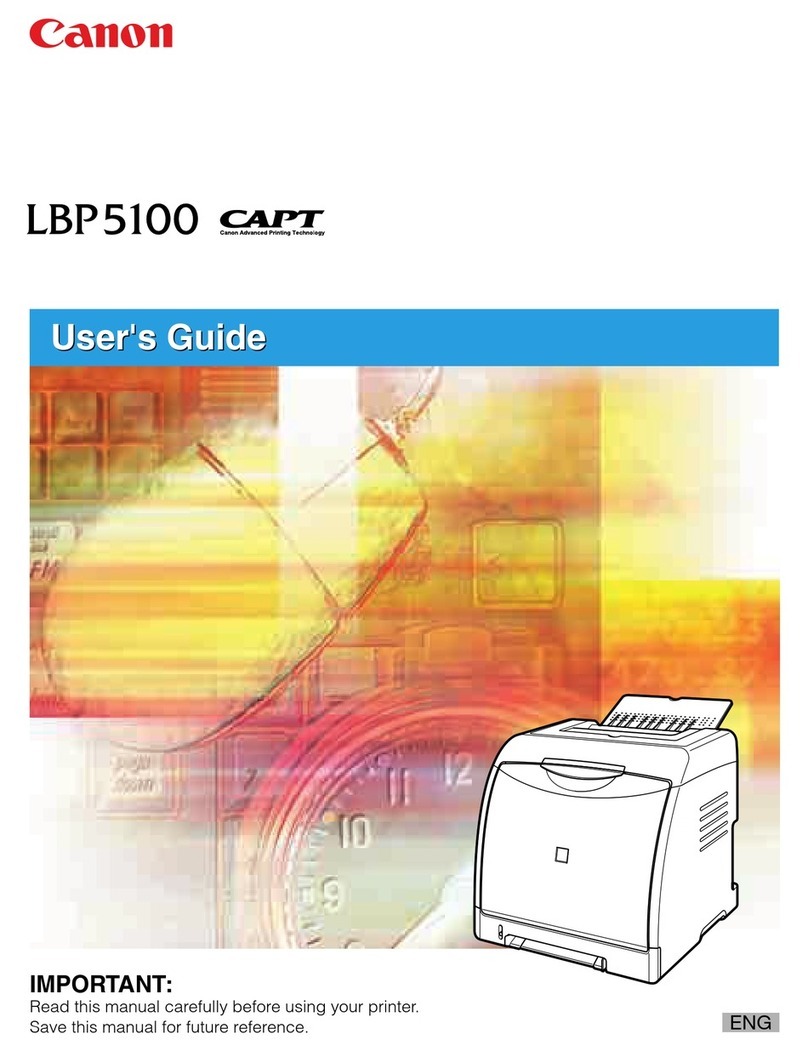 Canon Laser Shot LBP-5100 User manual Canon Laser Shot LBP-5100 User manual
