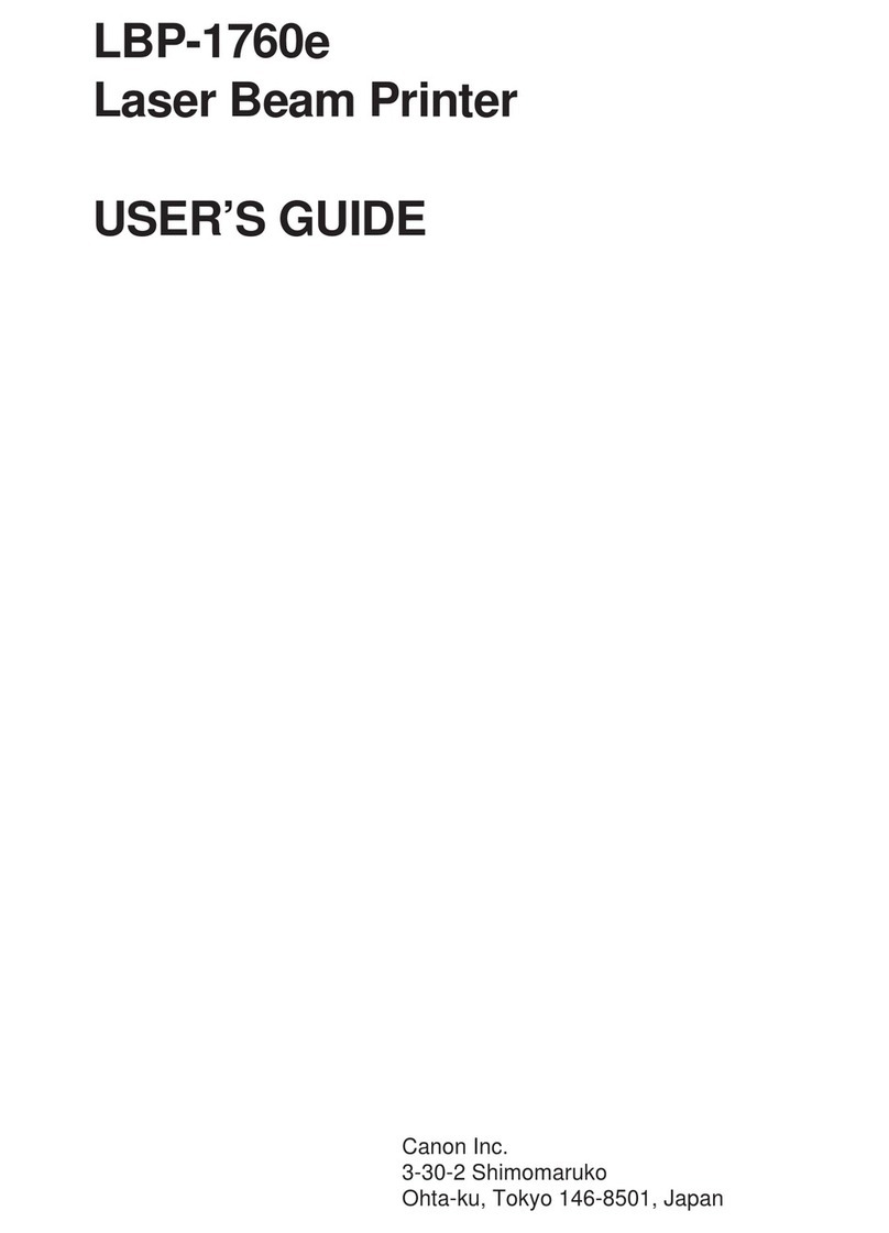 Canon LBP-1760 User manual
