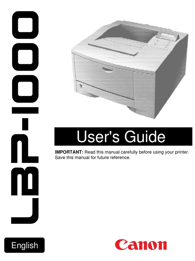 Canon LBP-1000 User manual