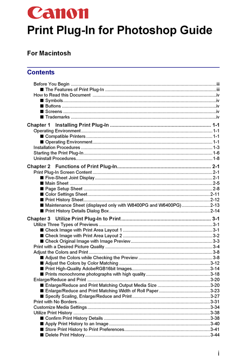 Canon imagePROGRAF W6400 User manual