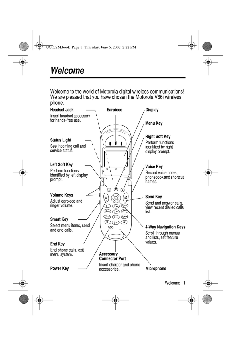 Motorola V66I User manual