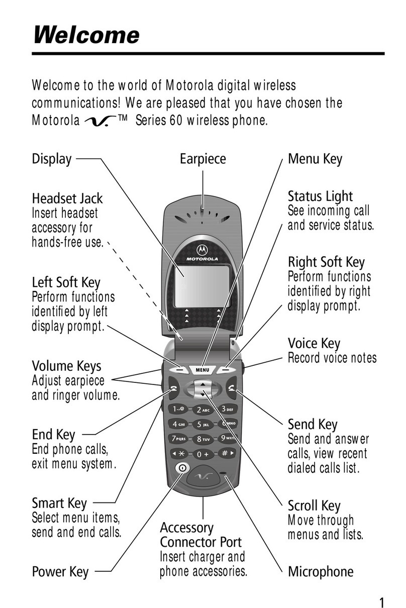 Motorola V60B User manual