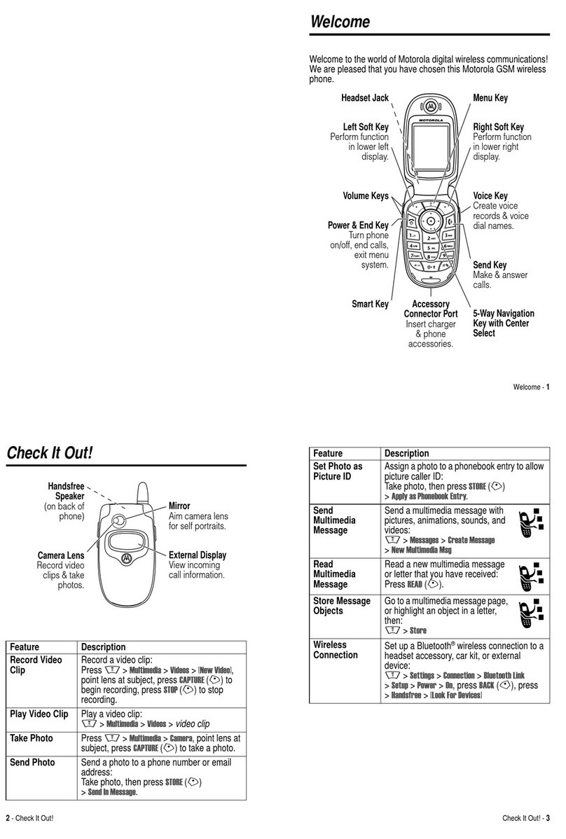 Motorola V535 User manual