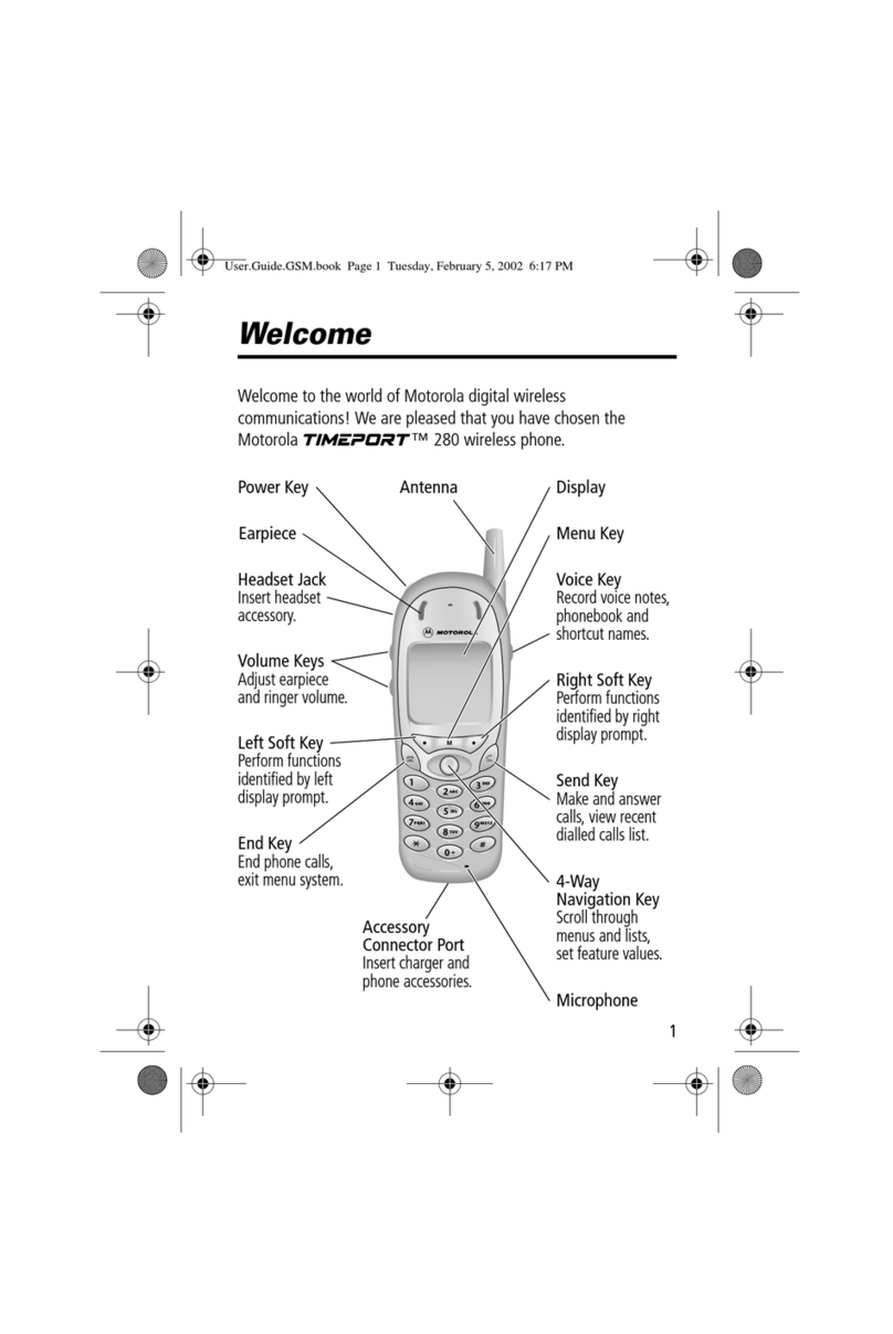 Motorola Talkabout T280 User manual