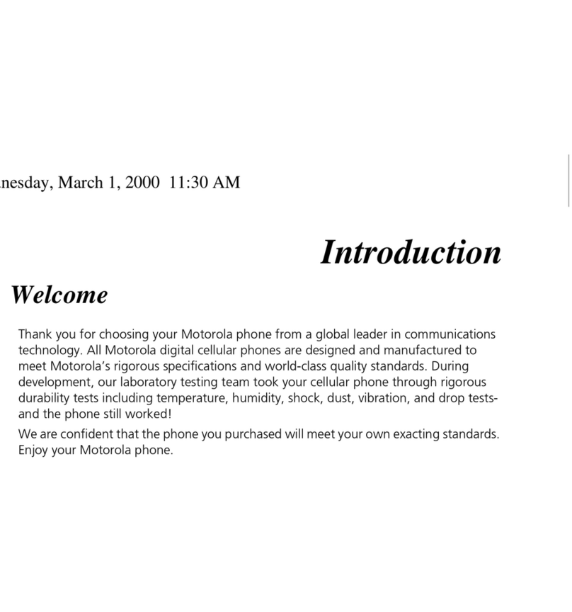 Motorola T2267 Reference manual