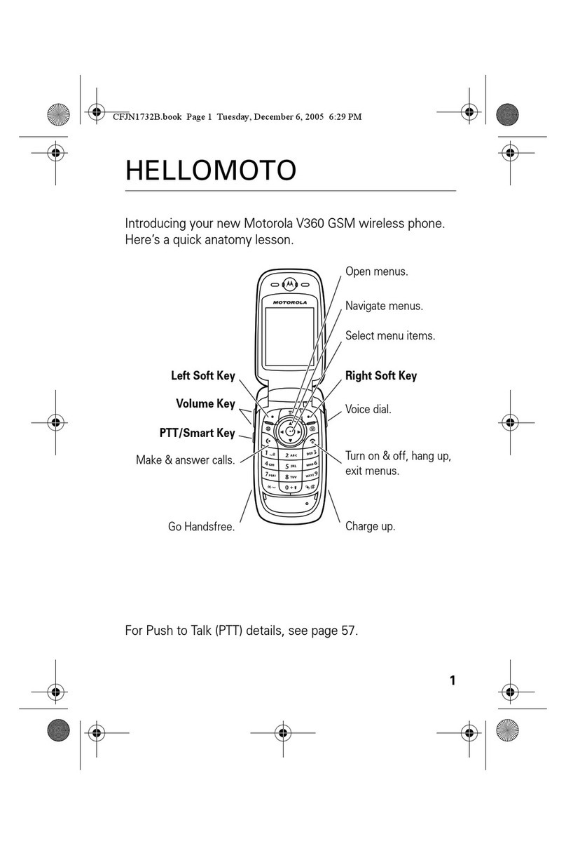 Motorola V360 User manual