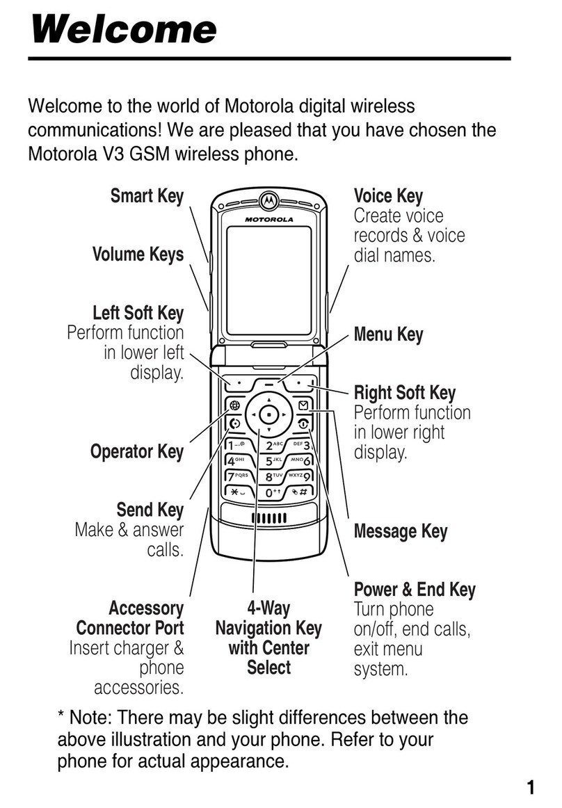 Motorola V3 -  2 manual
