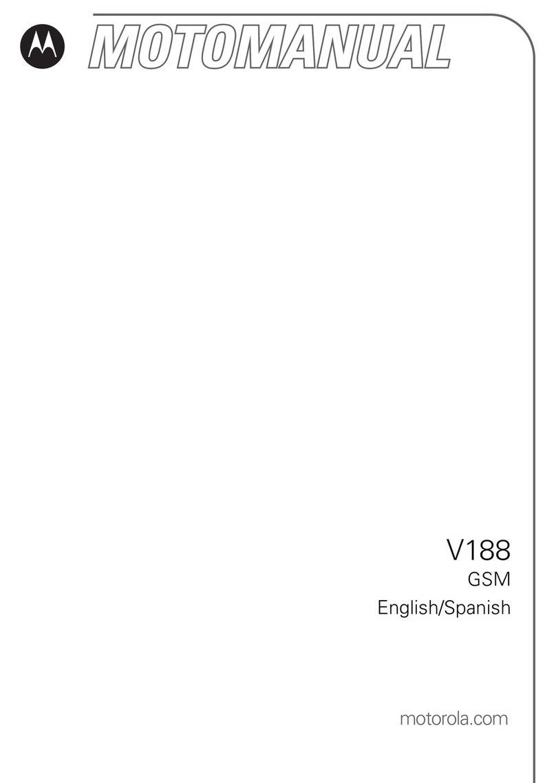Motorola V188 User manual Motorola V188 User manual