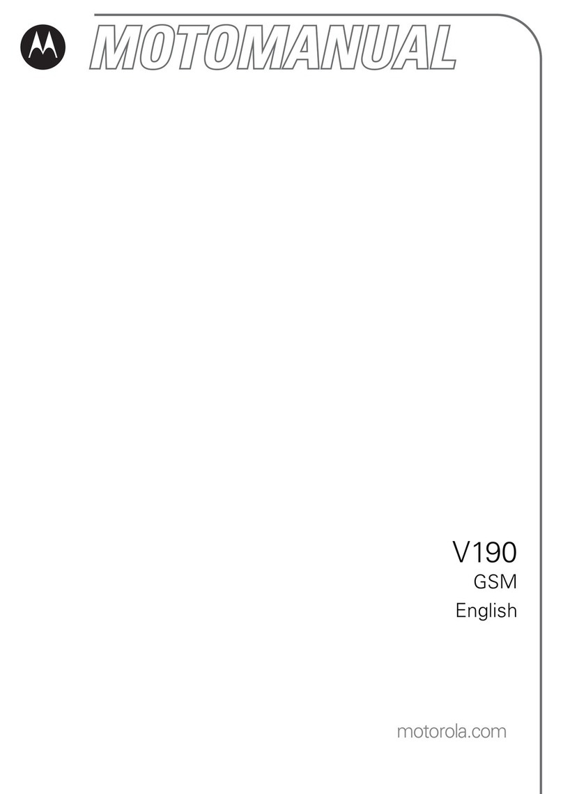 Motorola V190 User manual Motorola V190 User manual