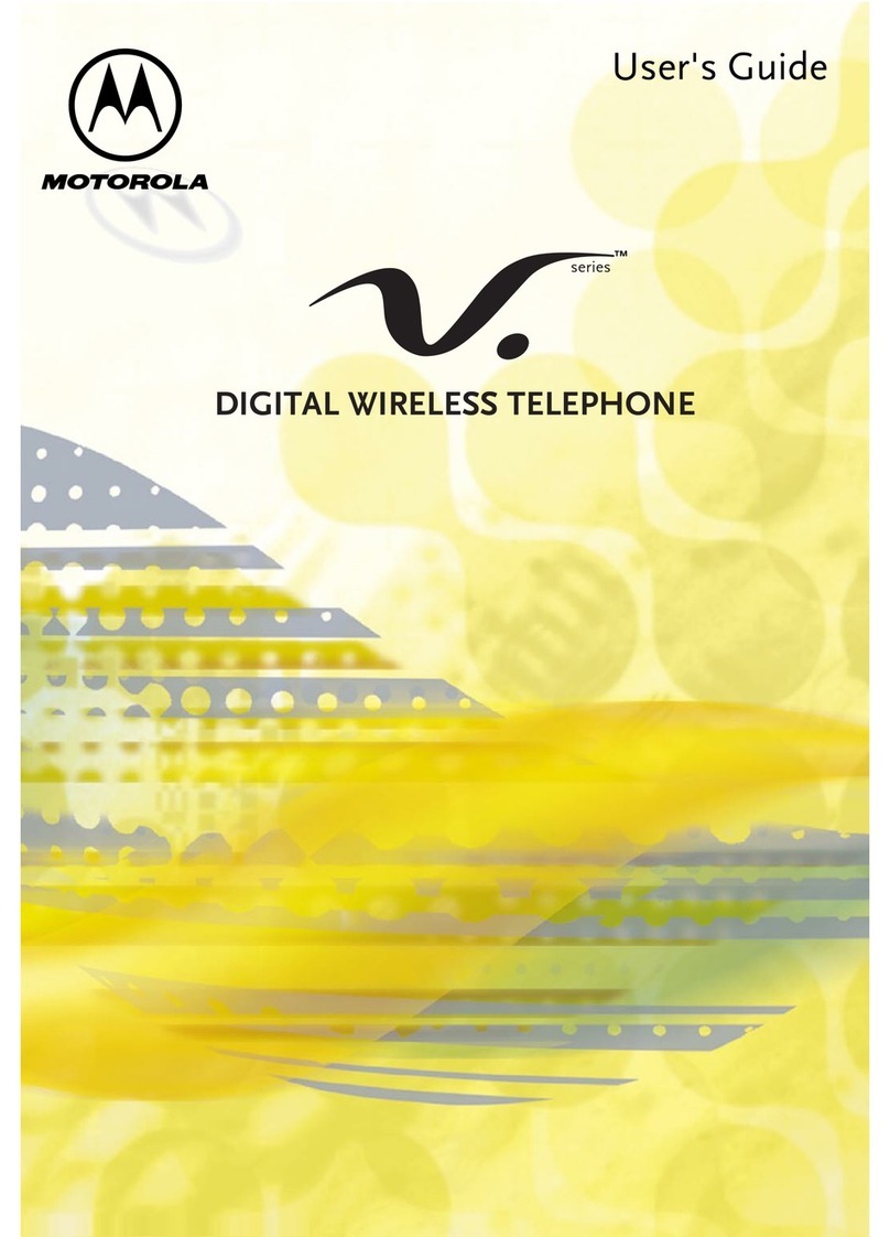 Motorola V120 User manual Motorola V120 User manual