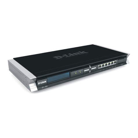 D-Link DFL-1600 - Security Appliance User manual D-Link DFL-1600 - Security Appliance User manual