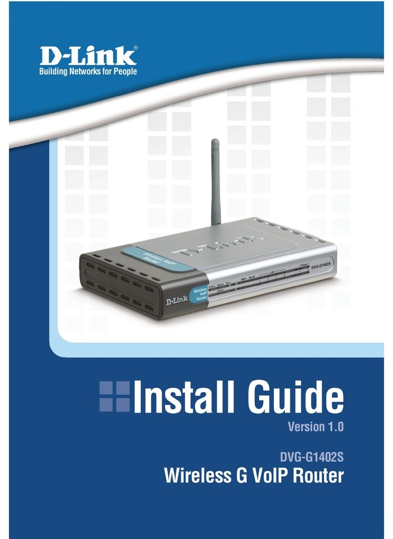 D-Link DVG-G1402S - Wireless Broadband VoIP Router User manual