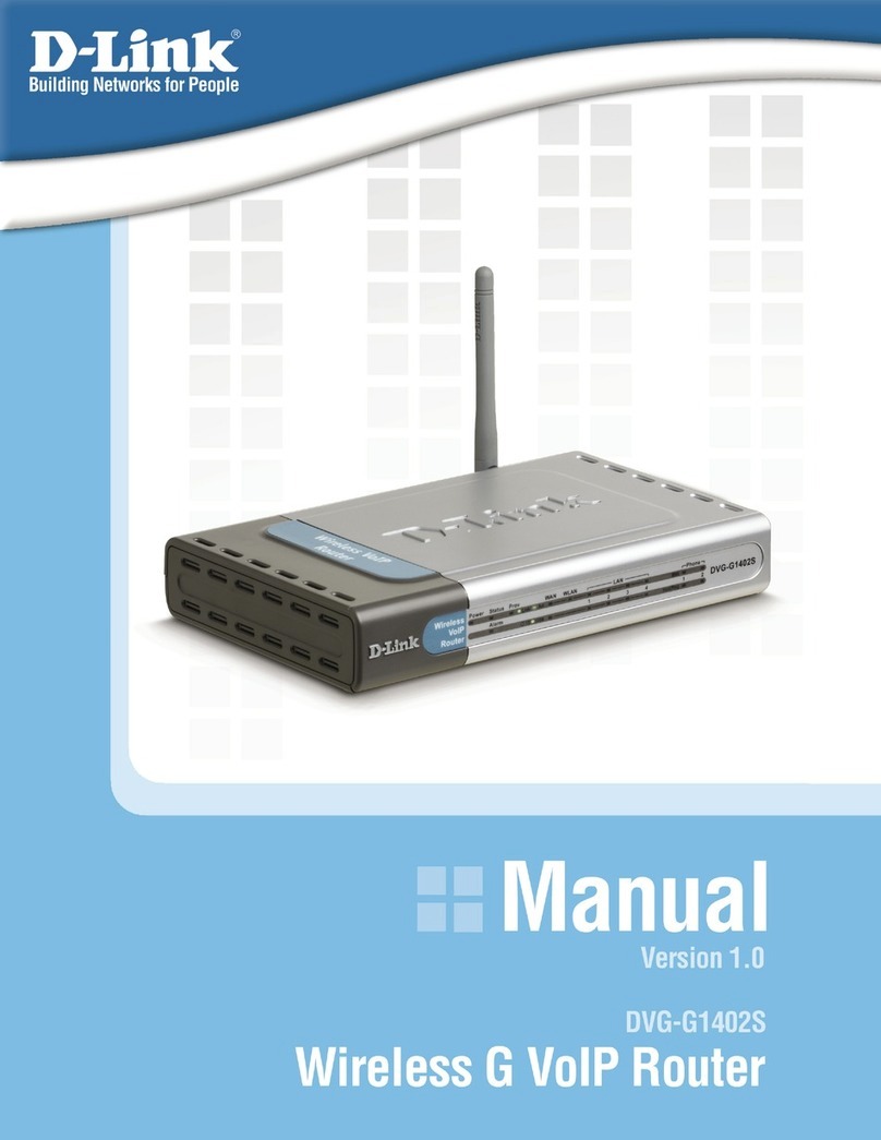 D-Link DVG-G1402S - Wireless Broadband VoIP Router User manual