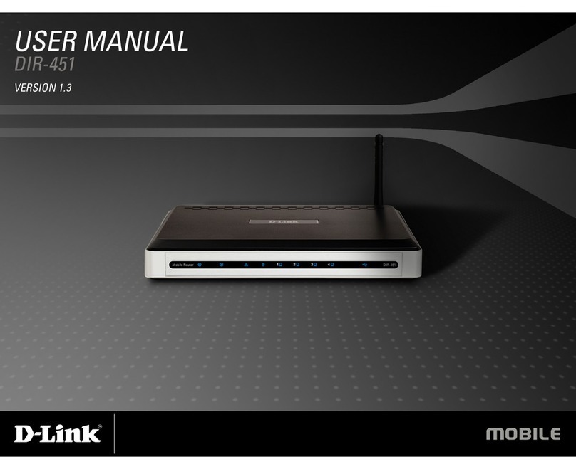 D-Link DIR-451 - 3G Mobile Router User manual