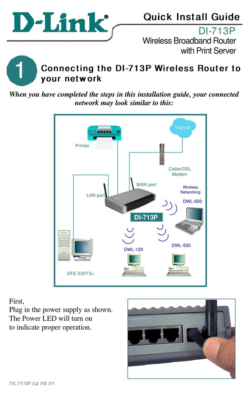 D-Link DI-713P User manual