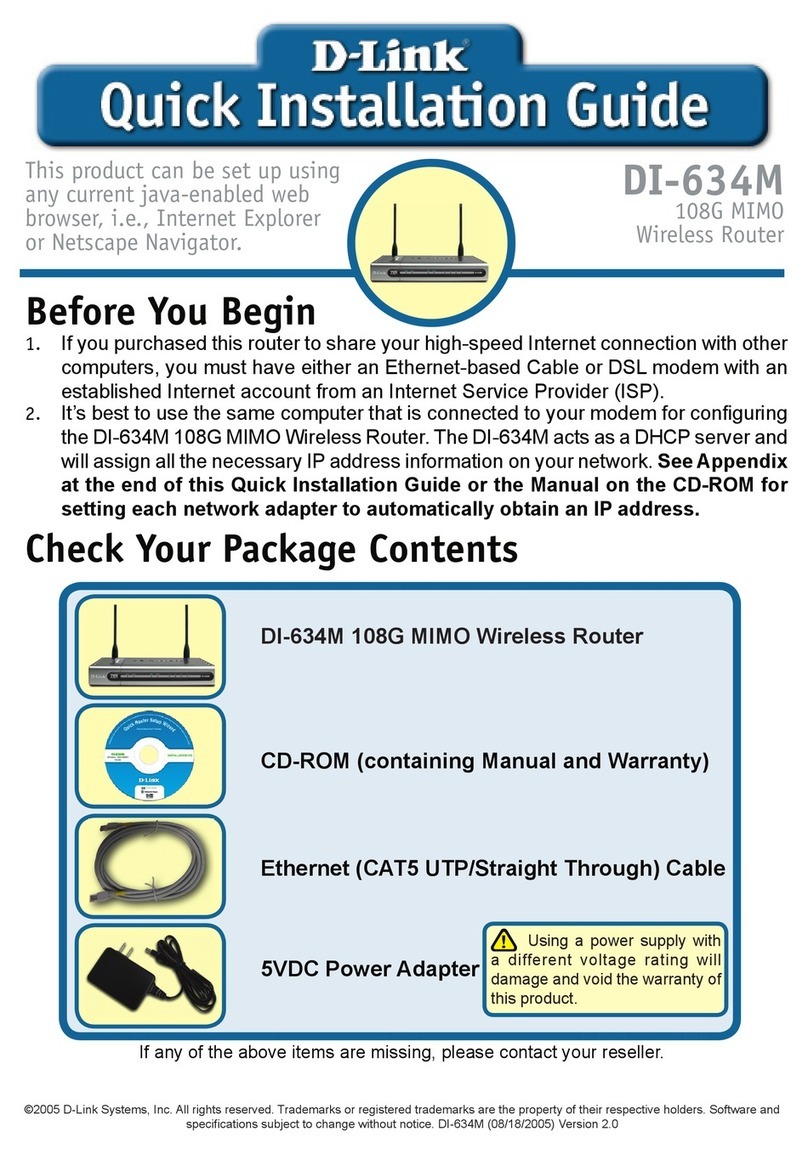 D-Link DI-634M User manual
