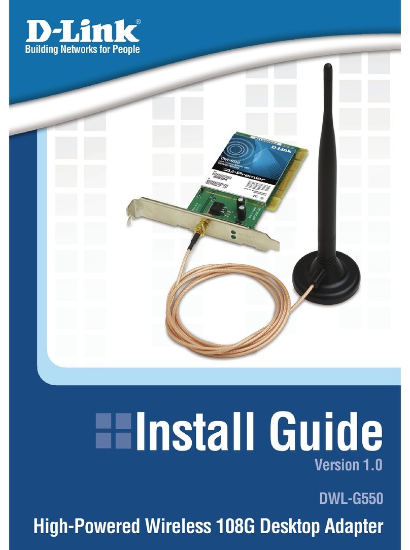 D-Link DWL-G550 User manual